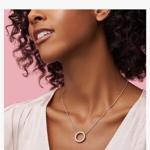 Pandora Heard of Pandora Necklace in Rose Gold
